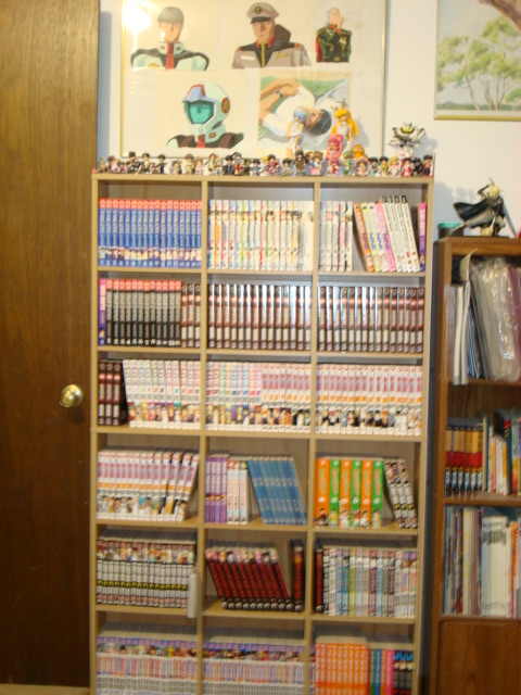 Manga shelf 1.