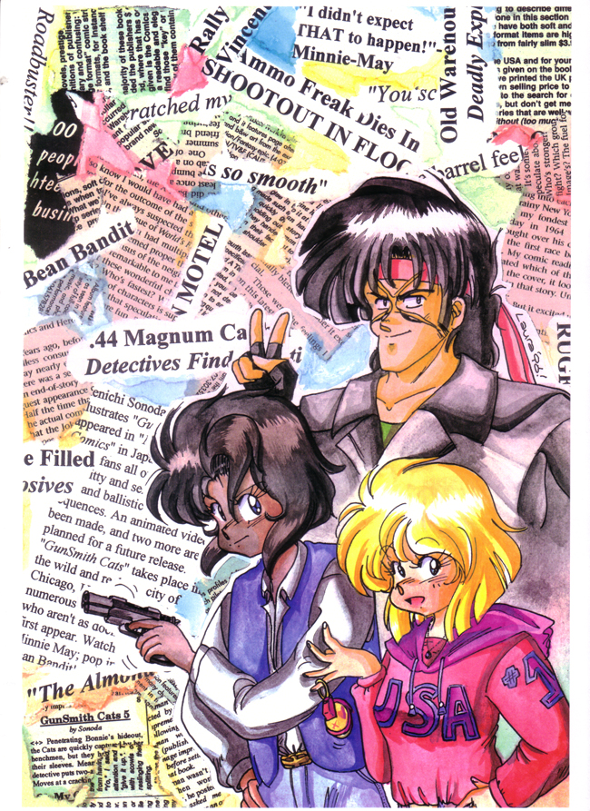 This pic got printed in the GSC comic when it was published as individual issues by Dark Horse.
