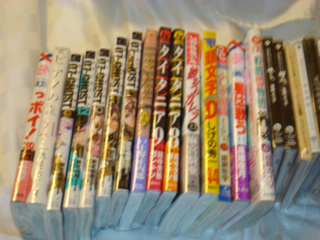 Some manga from the first day.